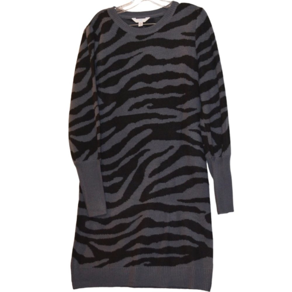 Time and Tru TM Acrylic Knit Pullover Knee Dress M